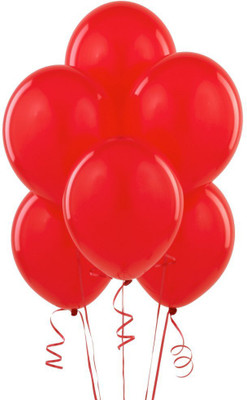 

KNK Solid Red Balloon 100 PCS Balloon(Red, Pack of 100)