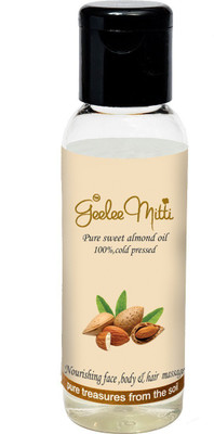 

Geeleemitti Sweet Almond Carrier Oil 50ml To Dilute With Essential Oils For Hair & Skin(50 ml)