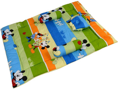 

Baby Grow Cotton Bedding Set(Multi Color Mickey)