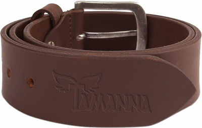

Tamanna Men Formal, Casual, Evening, Party Brown Genuine Leather Belt