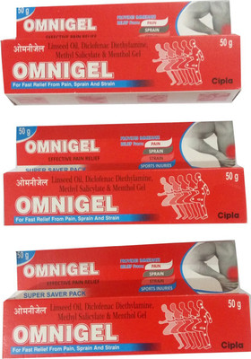 

Cipla OMNIGEL PACK OF 3*50 GM Gel(50 g)