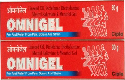 

Cipla OMNIGEL 30 GM PACK OF 2 Gel(60 g)