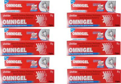 

Cipla OMNIGEL 50 GM (PACK OF 6) Gel(50 g)