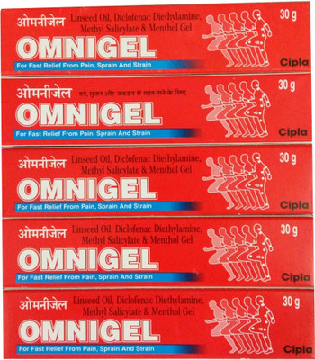 

Cipla OMNIGEL 30 GM GEL (PACK OF 5) Gel(30 g)