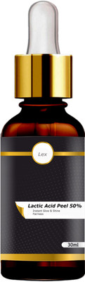

Lex Lactic Acid Peel 50% Reduce skin Pigmentation Acne Scars Spots & gets Glow Nourish Rejuvenate skin(30 ml)