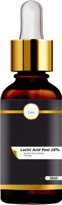 

Lex Lactic Acid Peel 10 Reduce Pigmentation Scars Spots & gets Glow Nourish skin(30 ml)