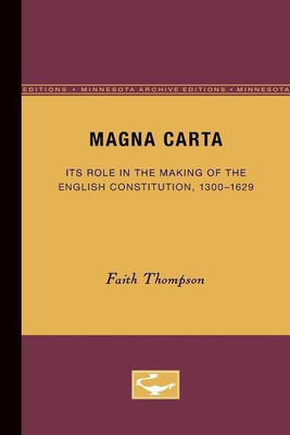 Magna Carta(English, Paperback, Thompson Faith)