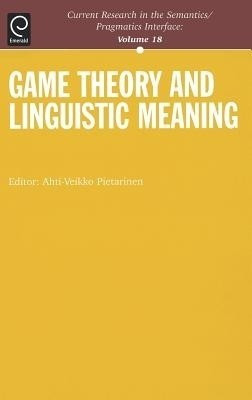 Game Theory and Linguistic Meaning(English, Hardcover, unknown)