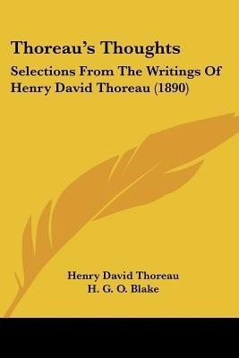 Thoreau's Thoughts(English, Paperback, Thoreau Henry David)