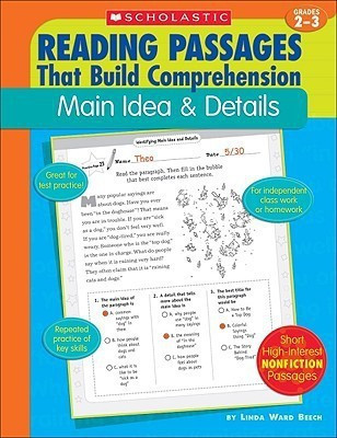 Reading Passages That Build Comprehension: Main Idea and Details Grades 2-3(English, Paperback, Beech Linda)