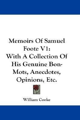 Memoirs Of Samuel Foote V1(English, Paperback, Cooke William Dr)