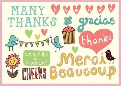 Kate Sutton Many Thanks Parcel Thank You Notes(English, Other printed item, unknown)