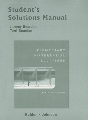 Student Solutions Manual for Elementary Differential Equations(English, Paperback, Kohler Werner E.)
