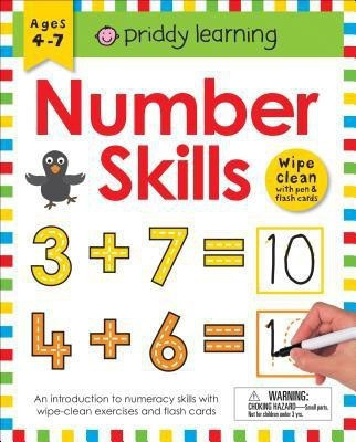 Wipe Clean Workbook: Number Skills (Enclosed Spiral Binding)(English, Spiral bound, Priddy Roger)