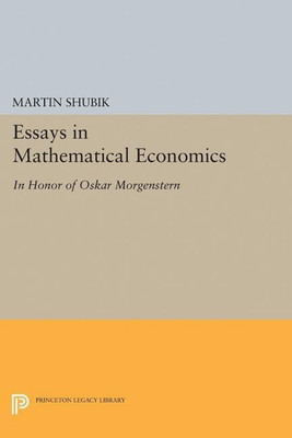 Essays in Mathematical Economics, in Honor of Oskar Morgenstern(English, Paperback, Shubik Martin)