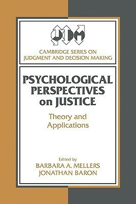 Psychological Perspectives on Justice(English, Paperback, unknown)