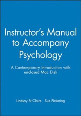 Instructor's Manual to Accompany Psychology(English, Mixed media product, St. Claire Lindsay)