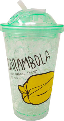 

Parteet Jelly Sipper/Gel Feezer Sipper/ Icecream Cup with Straw for Cold Beverages (Green) 450 Sipper(Pack of 1, Multicolor)