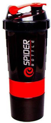 

Spider Smart Protein Shaker Bottle for gym 500 ml Shaker (Pack of 1, Red) 500 ml Shaker(Pack of 1, Red)