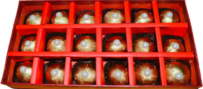 

Expelite Pearl decorated 18 chocolates box Crackles(350 g)