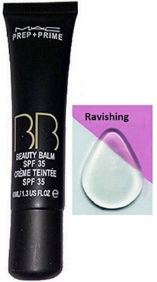 

ravishing Silicon Puff&Mac Prep+Prime Beauty Balm SPF 35 Creme Teintee Foundation(Set of 2)