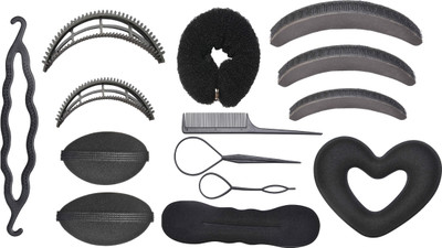 

Bella Hararo 13 pc Combo Hair Juda Maker, Bun Maker, Puff Maker, Hair Styling Tools(Set of 14)