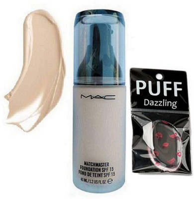 

Dazzling Silicon puff,Mac Match Master liquid Foundation (Set of 2)(Set of 2)