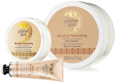 

Avon Planet Spa Blissfully Nourishing Combo (Body Butter 200ml + Hand Cream 30ml + Foot & Elbow Cream 75ml)(Set of 3)