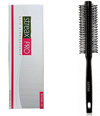 

jollity Hair Brush And Streax Pro Hair Straightening Intense (0)(Set of 2)
