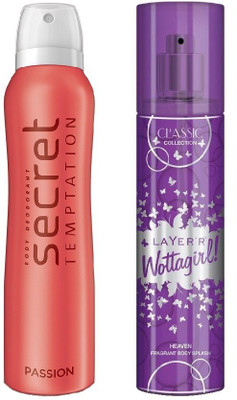 

Layer'r Wottagirl Heaven 1pc. & Secret Temptation 1pc. Pack of 2(Set of 2)
