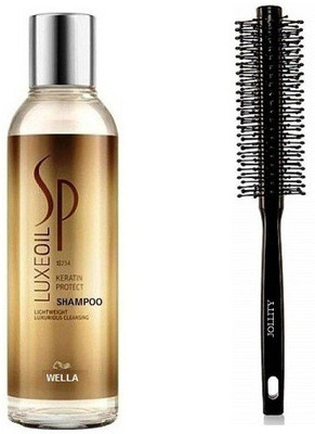 jollity Hair Brush And WELLA Luxe Oil Shampoo 250 ML(Set of 2)
