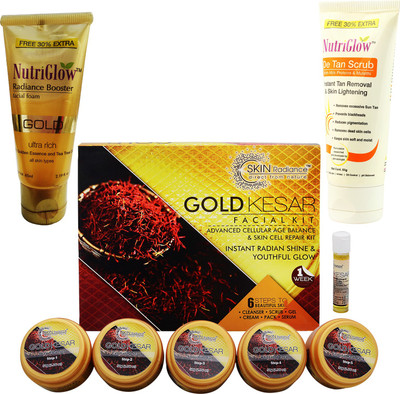 

NutriGlow All day Skin Care kit ( Facial Kit, Scrub, Face wash)(Set of 1)