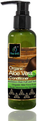 

The EnQ Organic Aloe Vera Conditioner with Pure Aloe Vera Extracts For Smooth Shiny Silky And Healthy Hair No Parabens No Sulfates No Dies No Silicon Ayurvedic Formulation 200 ml(200)
