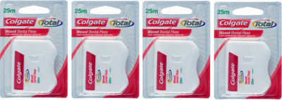 

Colgate Waxed Dentel Floss For Improved Mouth Health(Pack of 4)