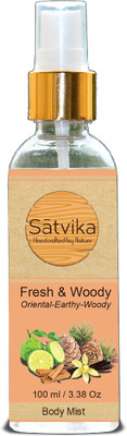 

Satvika FRESH & WOODY Body Mist - For Men & Women(100 ml)
