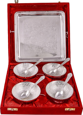 GS Museum Pack of 9 Dinner Set(Silver Plated)