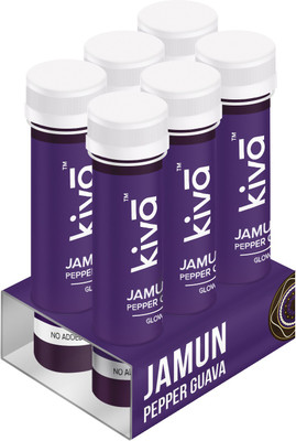 

KIVA Jamun Pepper Guava Fruit Juice Shots | Tasty Ready to Drink Ayurvedic Juice | Natural | 40 ml per Shot (Pack of 6 Shots)(6 x 40 ml)