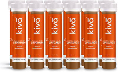 

KIVA Lemon Honey Cinnamon Fruit Juice|Tasty Ready-to-Drink Ayurvedic Shot|Metabolism Boosting Wellness Shots|40ml per Shot Pack of 12 Shots(12 x 40 ml)