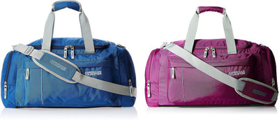 

American Tourister (Expandable) X-BAG CASUAL2 DUF 65CM MAGENTA & BLUE Travel Duffel Bag(Blue, Purple)