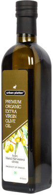 

Urban Platter Premium Organic Extra Virgin [Hand Harvested Olives, Imported, Product of Greece] Olive Oil Plastic Bottle(500 ml)