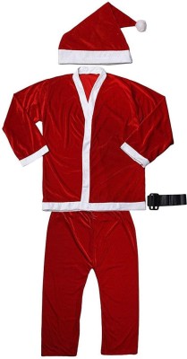 

Heirloom Quality Cotton Warm Christmas Santa Claus Dress18 Years + Elders Halloween Costume(L)