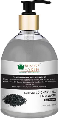 

Bliss of Earth Detoxifying Activated Charcoal Face Wash | SLS Free | Paraben Free | Face Wash(150 g)