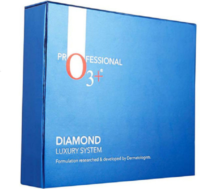

O3+ Diamond Luxury System Facial Kit for Bridal Makeup and Ultra Glow Treatments - Perfect for All Skin Type to Increase Shine and Glow on Face 400 g(Set of 5)