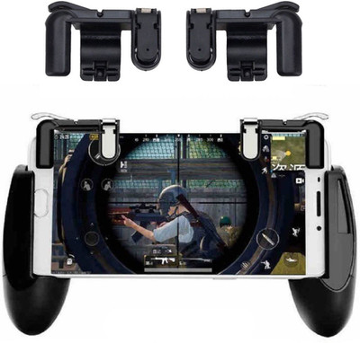 

KBOOM Gamepad & Trigger Joystick Fire Button Assist Tool Compatible with All Android Mobile & Smartphones Sensitive Shoot/aim Buttons L1 R1 Trigger Mobile Game Controller Gaming Accessory Kit(Multicolor, For Android, iOS)