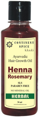 

Continent Spice Natural Henna & Rosemary Hair Oil(50 ml)