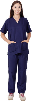 

Trident RI_FE_1160_NAVYBLUE_XS Shirt, Pant Hospital Scrub(Navy Blue XS)
