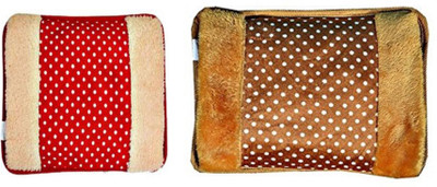

CRETO (VELVET) Pain Relief Hot Water Bag Pack of 2 Electric 1000 Ml Hot Water Bag For Joint/Muscles Pain (Multicolor) electric 1 L Hot Water Bag(Multicolor)