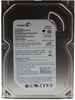 Seagate Refurbished original 160 GB Desktop Internal Hard Disk Drive (hdd160p)