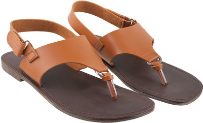 

Metro Boys Velcro T-bar Sandals(Brown, 23;tan