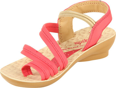 

VKC PRIDE Girls Sling Back Heels(Pink, Pink 0040